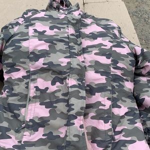 Pink Camo Kids Place Jacket